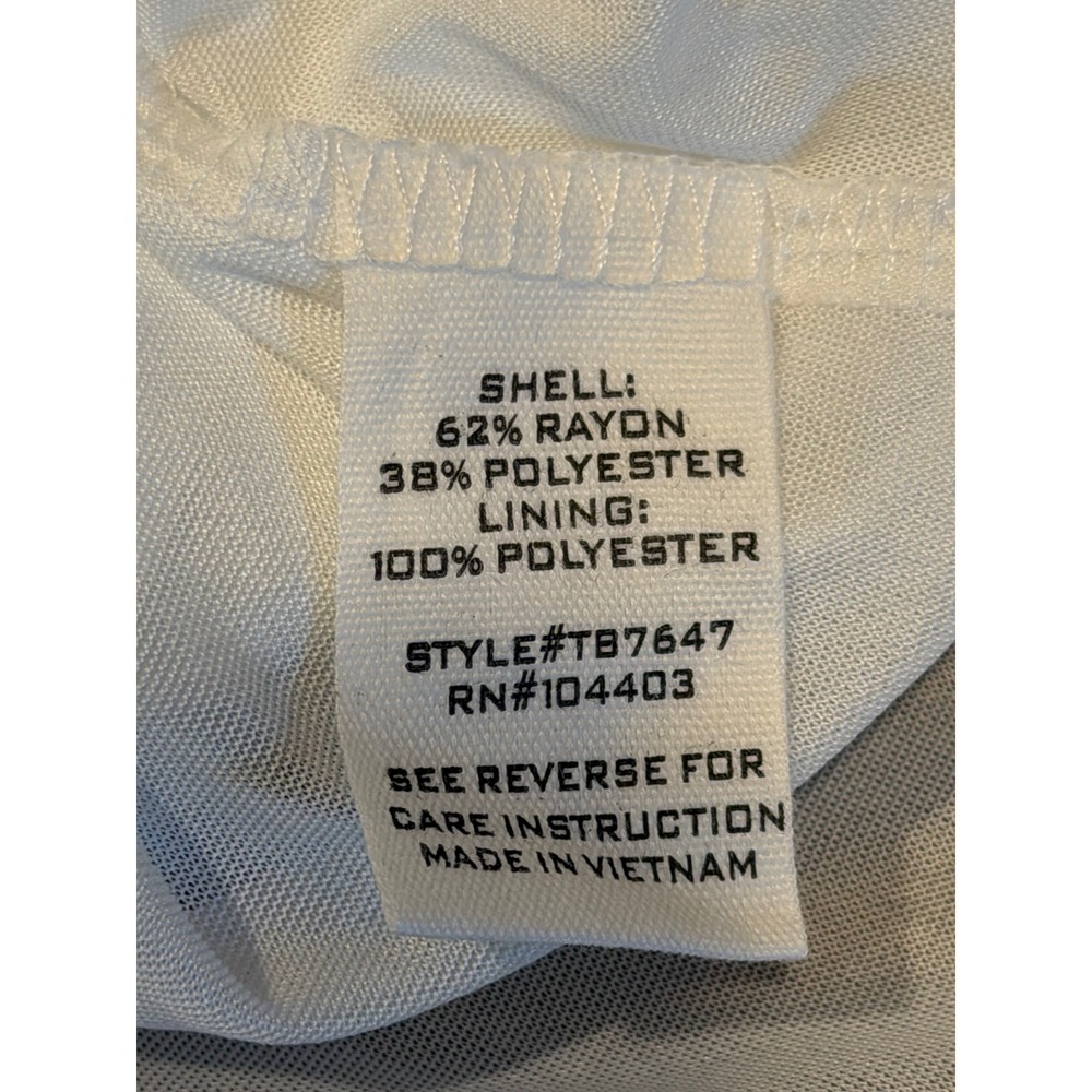 MINE White Embroidered Flutter Sleeve Dress - Picture 7 of 7